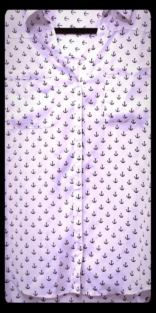 EXPRESS anchors blouse